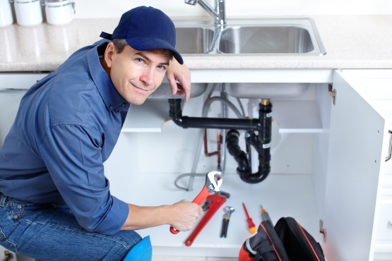 Hydro Flow Plumbing team member at work